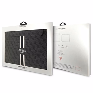Guess 4G Printed Stripes чехол для ноутбука 16" - чёрный