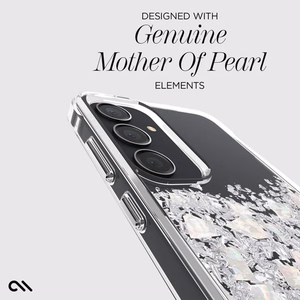 Case-Mate Karat vāciņš ar perlamutra rotājumu ierīcei Samsung Galaxy S24+, “A Touch of Pearl” krāsā