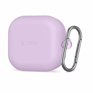 Tech-Protect Silikona Hook Maciņš for Samsung Galaxy Buds 4 / 4 Pro - violets