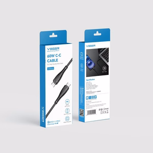 Cable Typ C to Typ C VEGER PD 3A 60W V106 1,2 m black