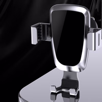 Gravity viedtālruņa automašīnas turētājs ventilācijas režģim, sudraba (YC08)