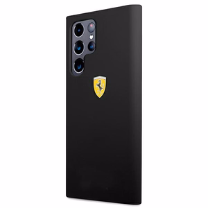 Ferrari FESSIHCS22LBK S22 Ultra S908 melns/melns cietais apvalks On Track Silicone