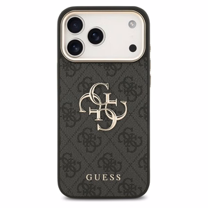 Guess 4G Big 4G Classic Logo Case for iPhone 17 Pro Max - Black and Gold
