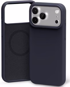 Korpuss Mercury Pure Magsafe Silicon Case Apple iPhone 17 Pro tumši zils