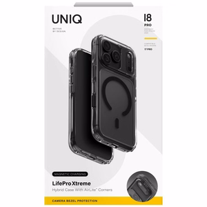 Uniq Lifepro Xtreme vāciņš iPhone 18 Pro / 17 Pro – melns