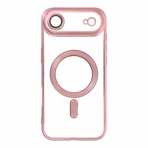 Electro Mag Cover case for iPhone 17 Air compatible with MagSafe rose gold