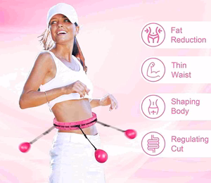 Smart Hula Hoop M2 vingrošanas riņķis, rozā