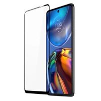 Dux Ducis 10D Aizsargstikls 9H visam ekrānam ar rāmi Motorola Moto E32, melns, derīgs korpusam