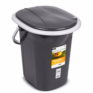 GreenBlue GB320AG – portable camping toilet, 19 l, grey