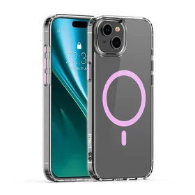 Etteri Krāsains Magnētiskais viedtālruņa apvalks iPhone 13 6,1" rozā