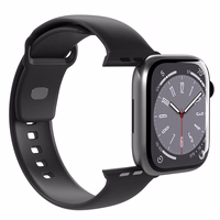 Puro Icon silikona siksniņa Apple Watch 38/40/41 mm - melns (2 gab.)
