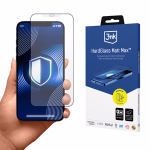 Matēts rūdītais stikls 3mk HardGlass Matt Max Apple iPhone 12 Pro Max
