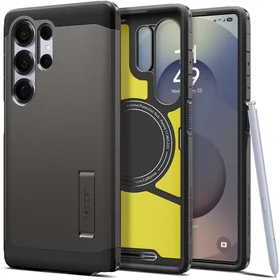 Spigen Tough Armor MagSafe Viedtālruņa apvalks Samsung Galaxy S25 Ultra - pelēks