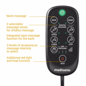 Medisana MC 825 masāžas sēdekļa pārvalks