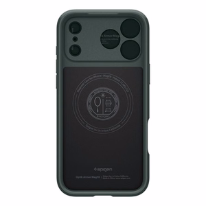 Spigen Optik Armor Magnētiskais viedtālruņa apvalks iPhone 17 Pro - zaļš