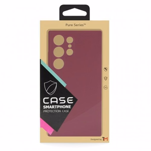 Phone Maciņš "TM Pure Silicone" priekš Apple iPhone 14 Pro / Plum / (Blister)