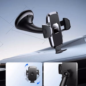 Automašīnas turētājs Joyroom JR-ZS259 melns (nav magnētisks / lipīgs paliktnis)