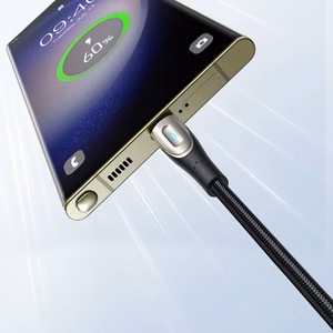 Joyroom Star-Light Series SA27-CC5 USB-C / USB-C kabelis 100W 1.2m - melns