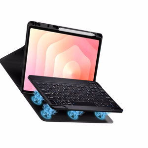 Tech-Protect SC Pen maciņš ar Bluetooth tastatūru Samsung Galaxy Tab S12+ 12.4" X840 / X846B, melns