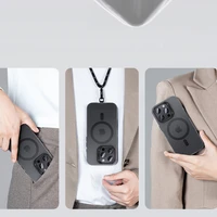 Benks magnētiskais Lucid Armor viedtālruņa apvalks (B066) Iphone 16 Pro Max melns (ar kameras vadības pogu)