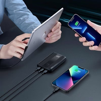 Forcell portatīvais lādētājs F-Energy Energo P10K2 QC3.0 PD 3A 22,5W 10000 mAh melns