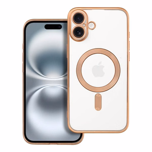 ELECTRO MAG COVER viedtālruņa apvalks saderīgs ar Magnētisko IPHONE 16 Plus zelta