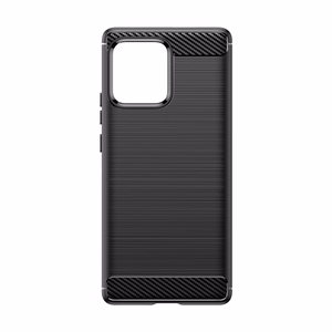 Carbon Case силиконовый чехол для Motorola Edge 40 Pro - чёрный