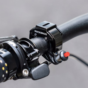 Rockbros 34210006001 C formas velosipēda zvaniņš – melns