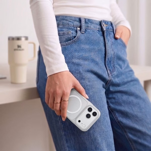 Tech-Protect MagPrime MagSafe CC maciņš, paredzēts iPhone 18 Pro Max / 17 Pro Max, matēti pelēks