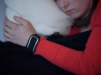Griffin Sleep sporta Band Fitbit, Misfit, and Sony SmartBand (melns)