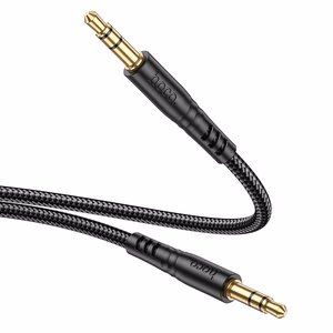 Cable AUX Jack 3,5 mm to Jack 3,5 mm Hoco 1 m UPA24 black