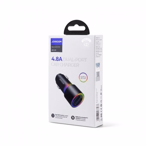 Automašīnas lādētājs Joyroom JR-CL10, melns, 2x USB, 24W