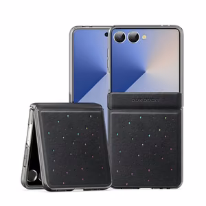 Dux Ducis Stex viedtālruņa apvalks priekš Samsung Galaxy Z Flip7 - melns