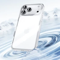 Benks magnētiskais Crystal viedtālruņa apvalks Iphone 17 Air caurspīdīgs (ar kameras vadības pogu)