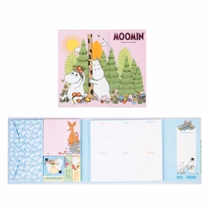 Moomins A4 nedēļas plānotājs ar līmlapiņām