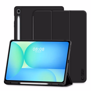TechProtect SmartCase Pen planšetdatora apvalks Samsung Galaxy Tab S10 FE+ 13.1 X620 / X626B - melns