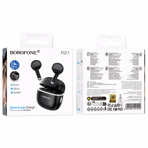Borofone TWS Bluetooth austiņas FQ11 melnas