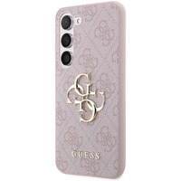 Guess GUHCS23S4GMGPI S23 S911 rozā/rozā cietais apvalks 4G Big Metal Logo