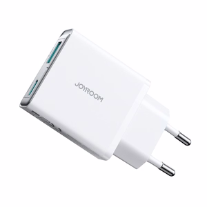 Joyroom tīkla lādētājs JR-TCF14 (A+C) Super Slim 20W (balts)
