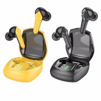 HOCO bezvadu spēļu austiņas Bluetooth TWS EW28 melnas