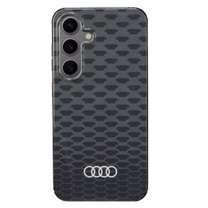 Audi IML Izšuvuma raksts Magnētiskais viedtālruņa apvalks S24 S921 melns/melns cietais apvalks AU-IMLMS24-Q5/D3-BK