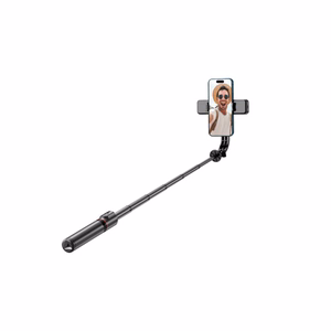 Tech-Protect L05S Bluetooth selfie nūja statīvs un LED gaisma melna