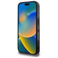 Mercedes MB divslāņu divkrāsu Magnētiskais viedtālruņa iPhone 16 Pro Max apvalks - zils