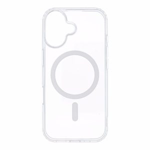 Viedtālruņa apvalks Drop Glue krāsains gredzenveida Mag Cover, ar MagSafe IPHONE 17, balts