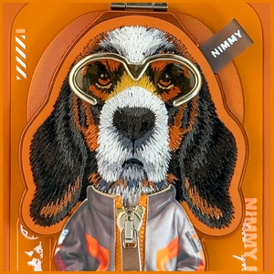 Чехол Nimmy Cool&Cute 2.0 Dog для iPhone 17 Pro с магнитным держателем - оранжевый