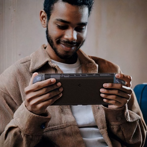 Spigen Nano Pop apvalks Nintendo Switch 2 konsolei - melns