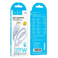 Kabelis USB C uz Lightning Hoco PD 27W 1 m X114 zils