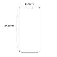 Rūdīts 2,5D aizsargstikls Huawei Mate 20 Lite