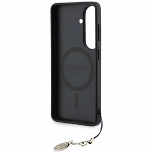 Guess maciņš 4G Classic Logo Charm MagSafe for Samsung Galaxy S26 brūns