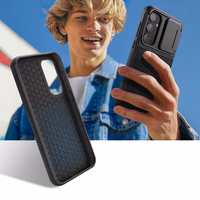 Tech-Protect Velar Cam+ viedtālruņa apvalks Samsung Galaxy A55 5G - melns